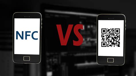 nfc tag vs qr code|nfc and qr code stand.